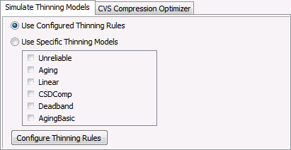 Simulate Thinning Models